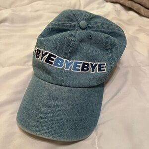 byebyebye *NSYNC denim hat